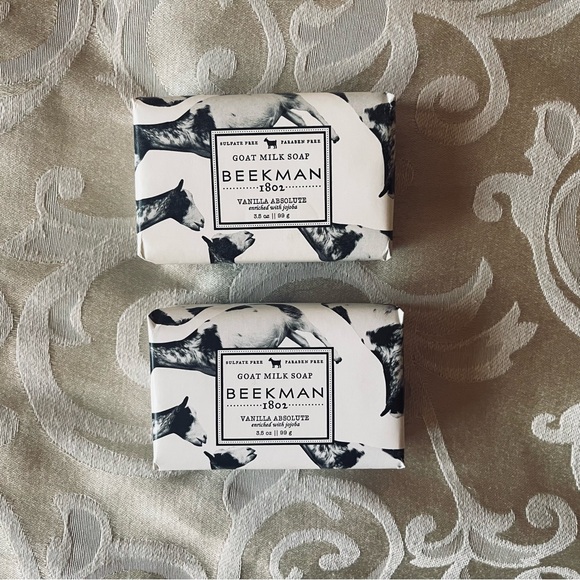 Beekman 1802 Goat Milk Bundle Body Cream,  Facial Cleansing Wipes and Bar Soaps - Picture 4 of 7